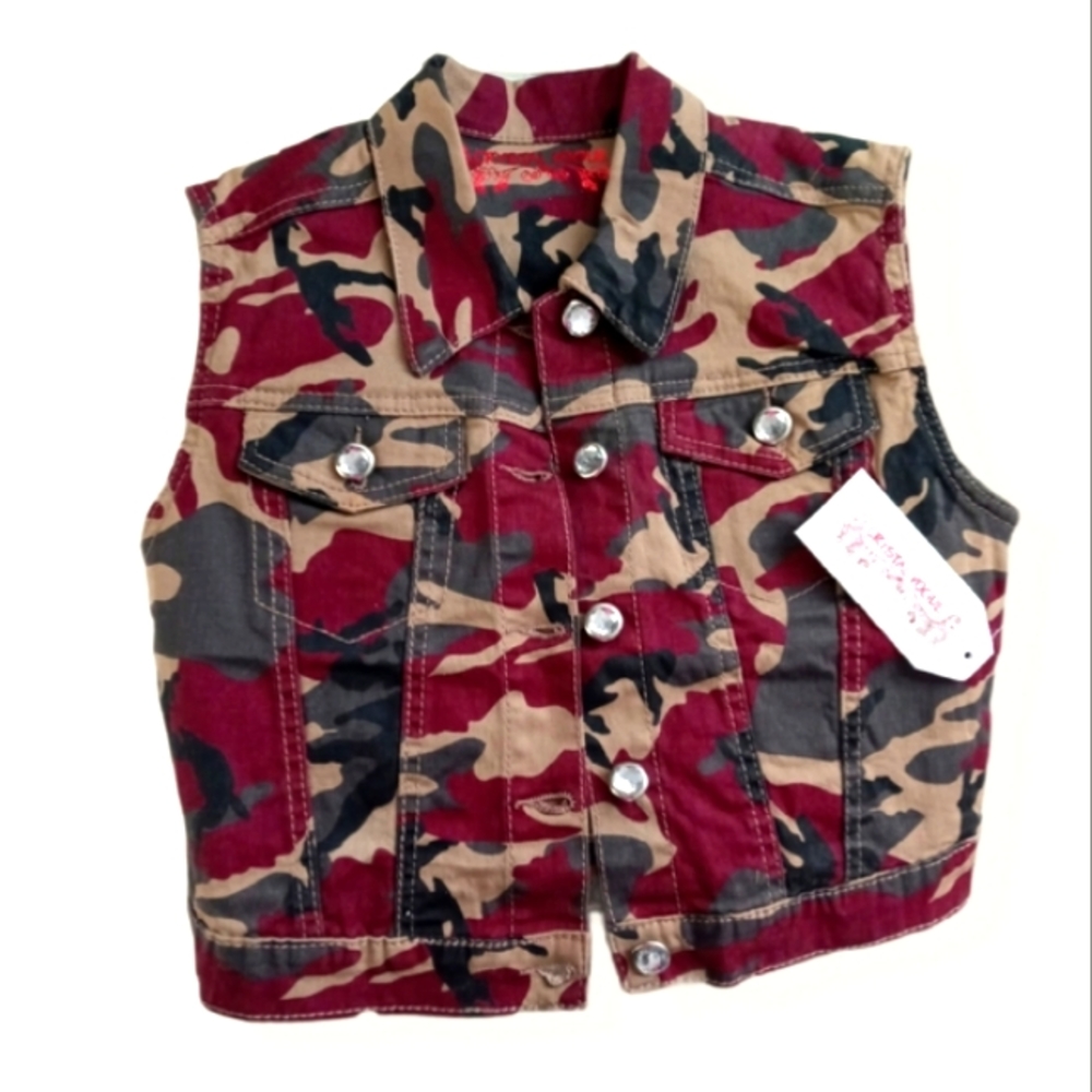 🆕 Crystal Vogue Camo Vest